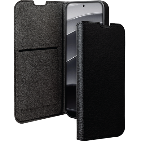 Folio Xiaomi Redmi Note 14 Pro + 5G Wallet Fonction Stand Noir - Certifié GRS Bigben