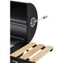 Barbecue a charbon - COOKING BOX - MIKE EVOLUTION - 142 X 57 X 112 cm - Noir