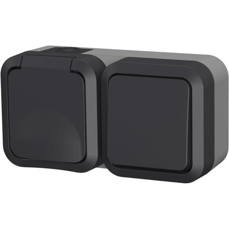 Double prise - QUARX - Aqua Pro - Extérieure, verticale, IP55, 250V, 16A