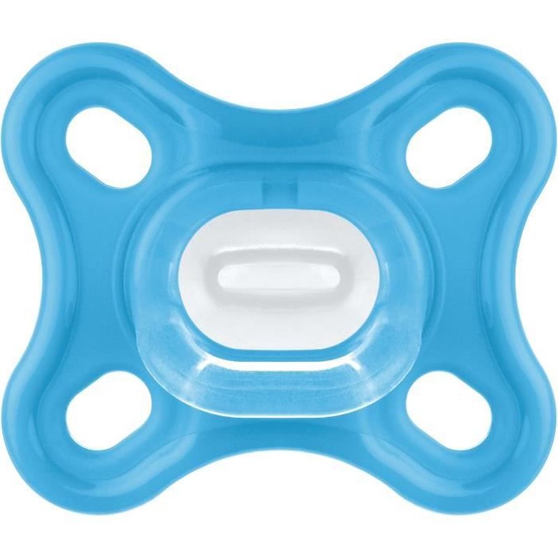 Image secondaire de Sucette Physiologique MAM - Lot de 2 - Silicone Souple et Doux - Bleu/Vert