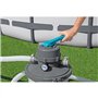 Filtre a sable / pompe de filtration pour piscine jusqu'a 18 m3- Bestway - 3 596 L/h - Avec préfiltre