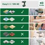 Perceuse Visseuse EasyDrill 18V-40 (2x 1,5Ah) + AL18V-20 in carrying case