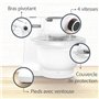 Robot pâtissier BOSCH Serie 2 MUMS2AW21- 700 W - 4 vitesses - 3,8 L - 3 disques - hachoir a viande - Blanc