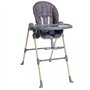 Chaise haute - CHICCO - Polly Essential - 0/3 ans - Gris Coal