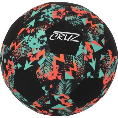 Ballon de football - CRUZ - Néoprene - Taille 5 - Léger et idéal pour la plage