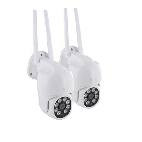 Caméras extérieures - DIO CONNECTED HOME - Lot de 2 - Dual band filaires rotatives - 4MP
