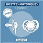 Duo sucettes anatomiques - DODIE -  EDL A99 - 0/6 mois - Loutre