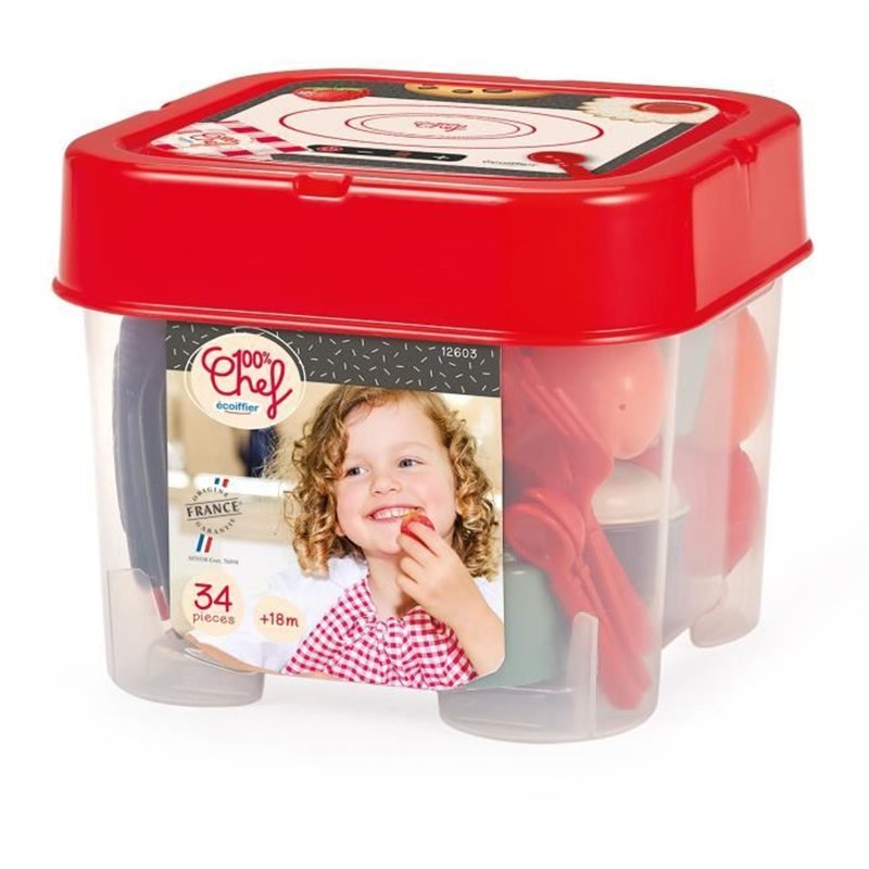 Coffret dinette - Jeu d'imitation - ECOIFFIER - +18 mois