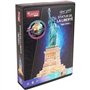 Puzzle 3D lumineux - Statue De La Liberté - Jeu de construction - EXPLORA - 79 pieces - Des 8 ans