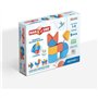Blocs magnétiques - GEOMAG - Magicube 208 - 9 pieces - Formes variées - Animaux - Plastique recyclé