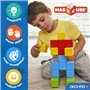 Jeu de construction magnétique - GEOMAG - Magicube Recycled Creative Set - 8 pieces - Plastique recyclé - Des 1 an