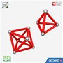 Jeu de construction magnétique - GEOMAG - Classic Recycled Magnetic Geometry 24 pieces - Géométrie - 3D - Éducatif