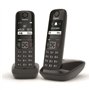 GIGASET Téléphone Fixe AS690 Duo Noir