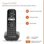 Téléphone Fixe AS690 Trio Noir - GIGASET - Mains-libres performant HSP - Blocage d'appels efficace