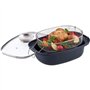 Cocotte arôme avec panier friture - GSW - 414593 - Acier carbone - 4 L / 32 cm - Tous feux dont induction