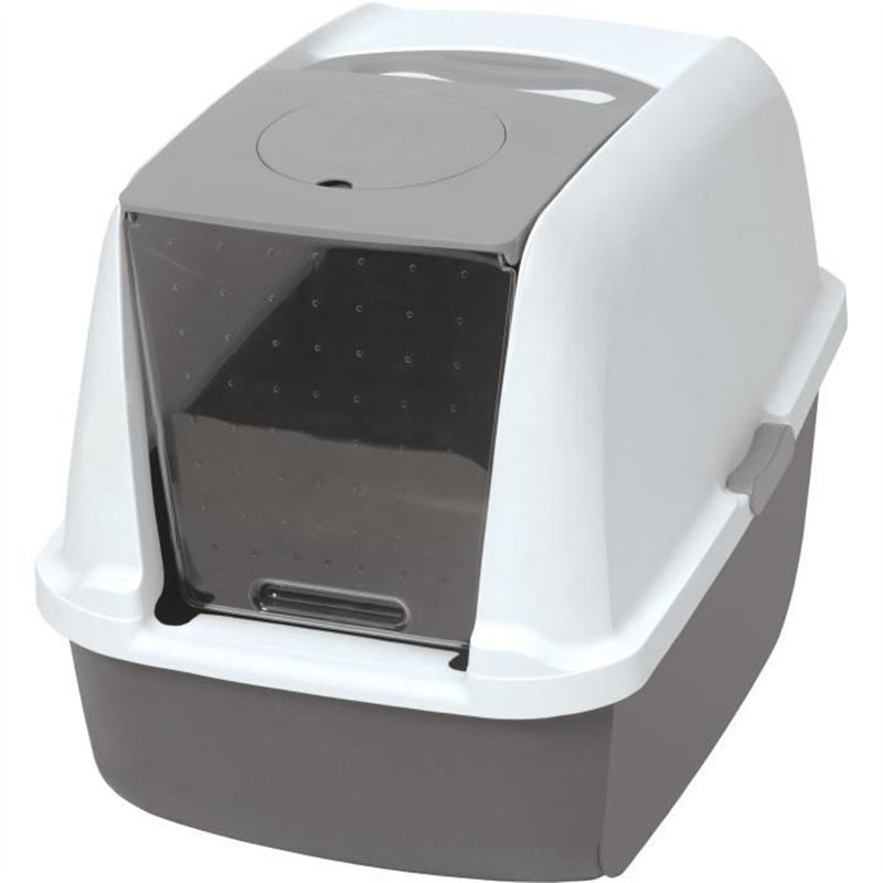 Maison de toilette Bac a litiere pour chat - CATIT - Airsift Regular - Systeme de filtration intégré - L. 57 x l. 39 x H. 46,5 c