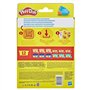 Play-Doh Pack de 12 L'imagination en fete, autocollants et pots de pâte a modeler de 28 g, petits cadeaux, loisirs créatifs pour