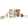 Animaux magnétiques - KLEIN - 0065 - 4 grands animaux Funny Puzzle, boîte ouverte - 16 pieces - Des 12 mois