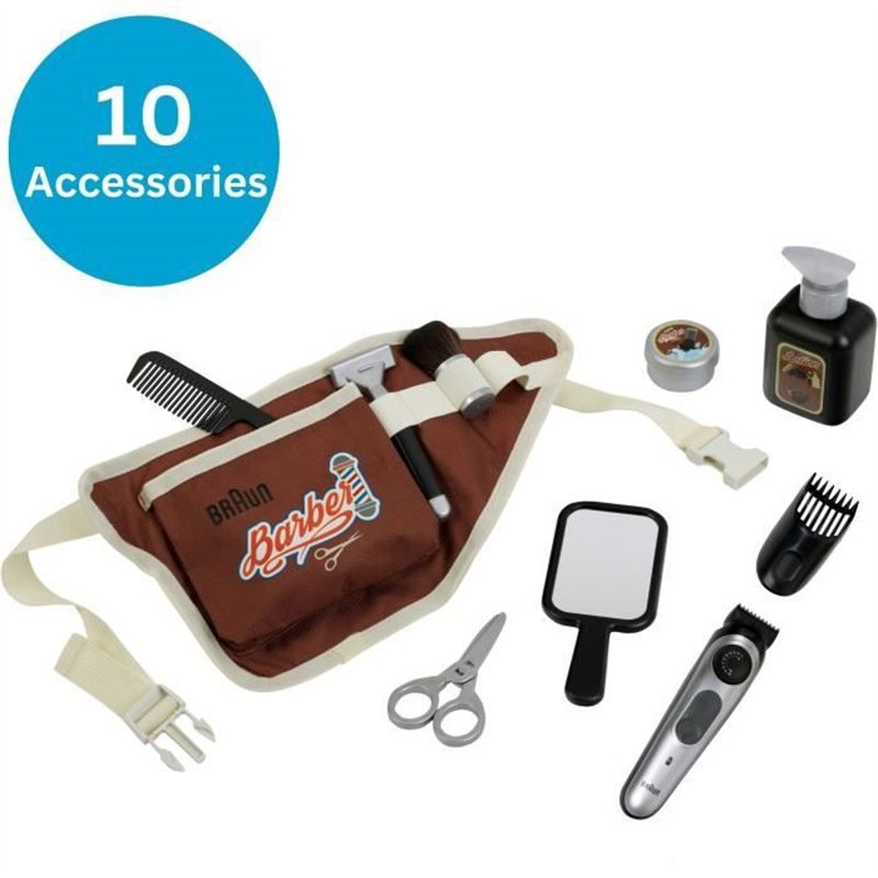 Image secondaire de Ceinture de barbier - KLEIN - 5838 - Avec tondeuse électronique et accessoires - Des 3 ans