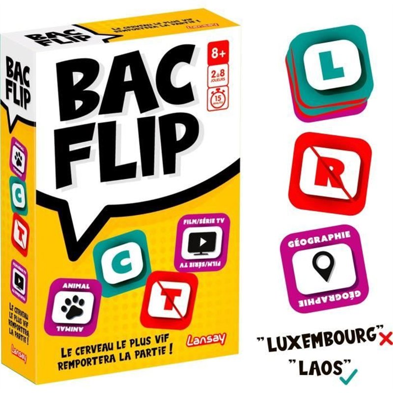 Image secondaire de Jeu de société - LANSAT - BAC FLIP - Des 8 ans