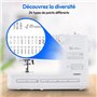 Machine a Coudre - MEDION - SM 60 - 62W - 24 Points + Points Doubles - 700 tr/min - LED - Blanc