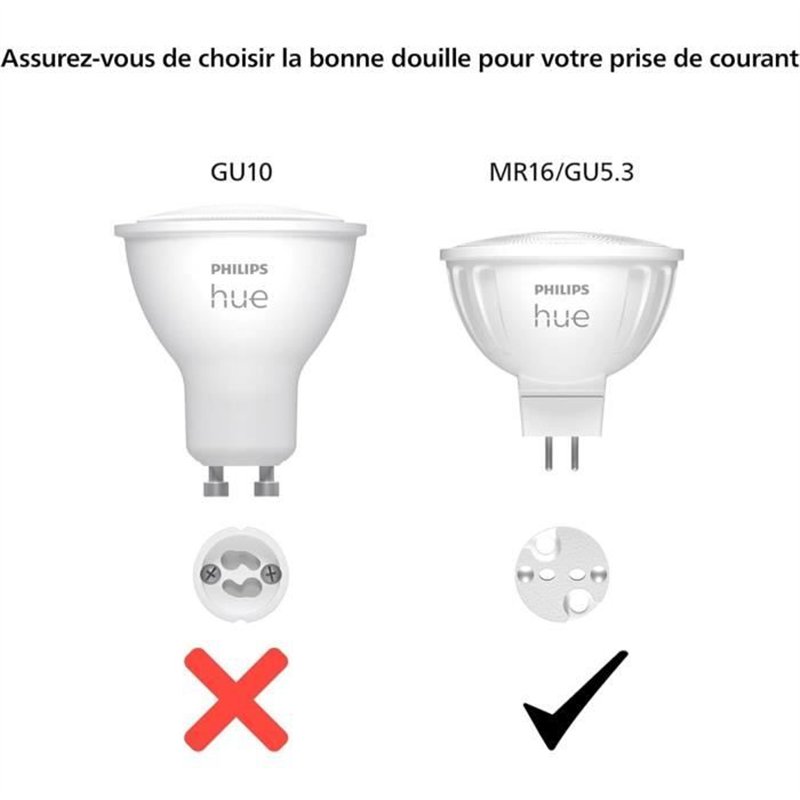 Image secondaire de Philips Hue White And Color Ambiance, Ampoule Connectée Mr16, Compatib