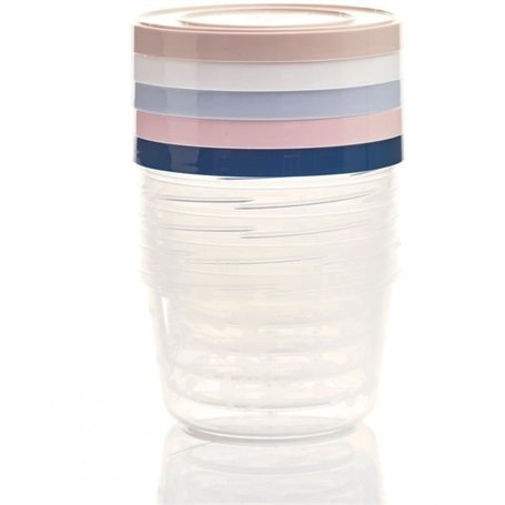 Lot de 5 boîtes de conservation - THERMOBABY - 250 ml - Hermétiques et sans BPA
