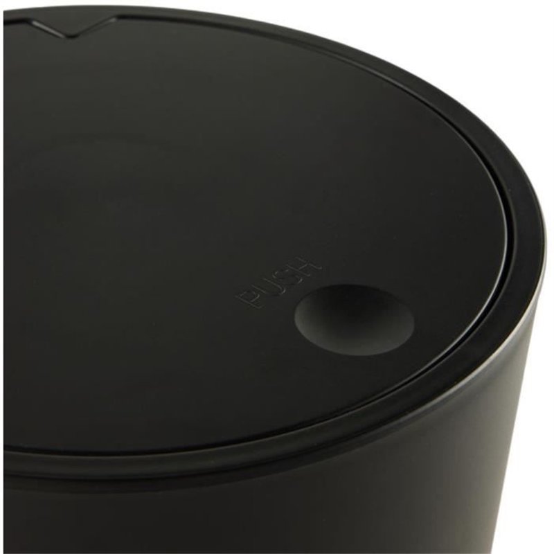 Image secondaire de Poubelle de SDB - TODAY - UTILITY - 8,5 L - Ø 21 x x H 29 cm - Polypropylene - Black