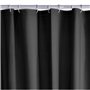 Rideau de douche gauffré - Black - PEVA - 180 x 200 cm - 12 crochets - UTILITY - TODAY