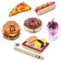 Set de construction - ZURU - Snack - 200 pieces max - 6 snacks - Burger, glace ou sushi