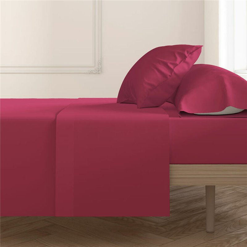 Drap Happy Home MixColors Cerise Lit de 120
