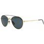 Lunettes de soleil Unisexe Thom Browne TB-109-A-T-GLD-BLK-53 Ø 53 mm