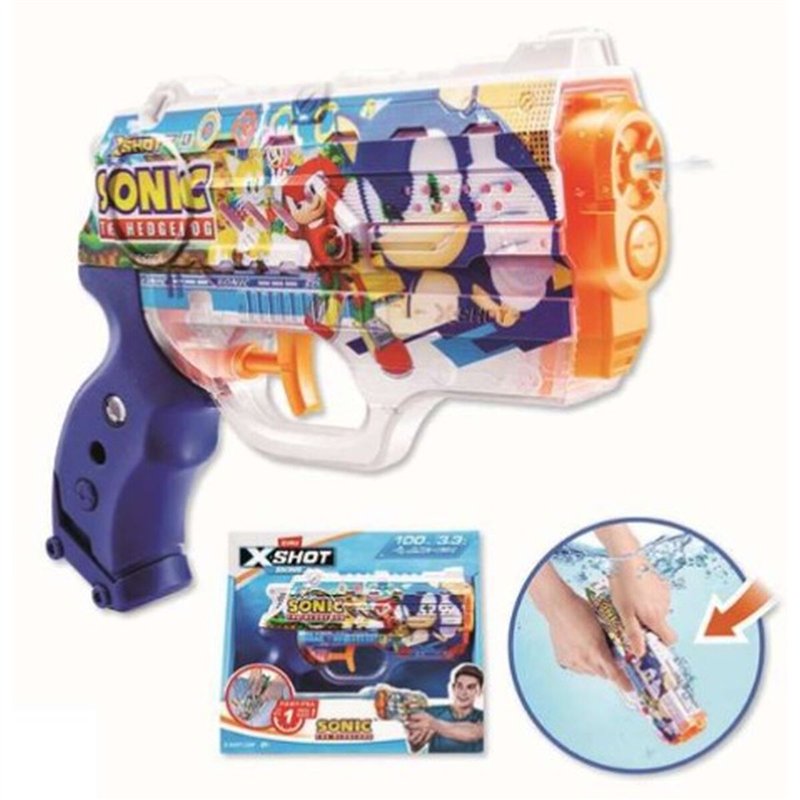 Pistolet à Eau Zuru X-Shot Nano Skins Sonic