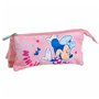 Trousse Fourre-Tout Triple Minnie Mouse Rose 2,2 x 1,1 x 22,5 cm