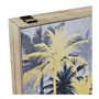 Boîte Décorative DKD Home Decor Noir Doré Bois MDF Palmiers Tropical Compteur (2 Unités)