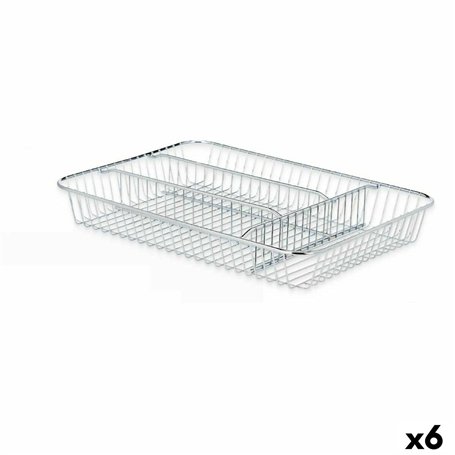 Range-couverts Kinvara CN-W7267-1 CHROME Argenté Argent Métal 26 x 4,5 x 35,5 cm (6 Unités)