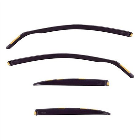 Déflecteur de vent HEKO 23258 4D Frontal 4 pcs Arrière