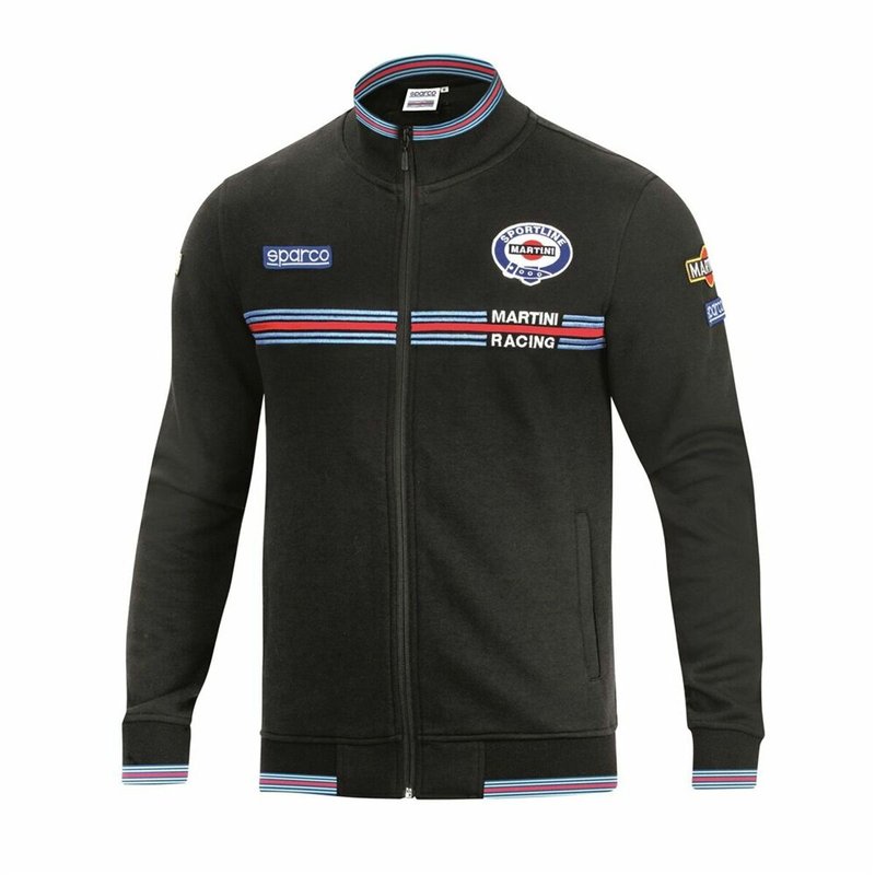 Sweat sans capuche homme Sparco MARTINI-R Noir 2XL