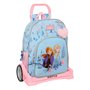 Cartable à roulettes Frozen Ice magic Bleu 33 x 42 x 14 cm