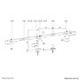Support de table d'écran Neomounts DS60-600BL3 10" 27"