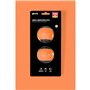 Boule pour animaux de compagnie Gloria PLAY AND RUN Orange TPR M 6,35 cm 2 Unités