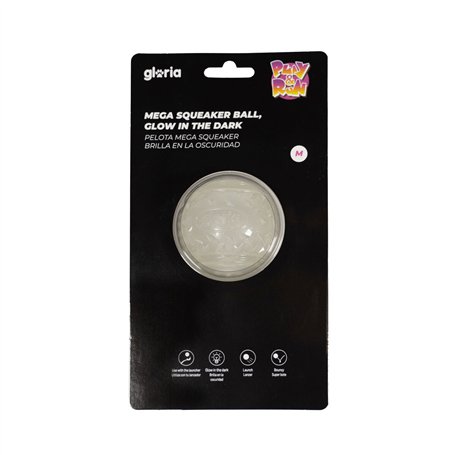 Boule pour animaux de compagnie Gloria PLAY AND RUN Jaune TPR 6,35 cm