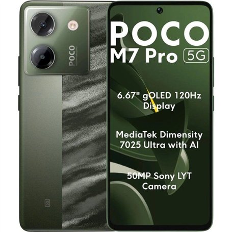Smartphone Poco M7 PRO 8+256GB DS 5G Mediatek Dimensity 6100+ 8 GB RAM 256 GB Vert