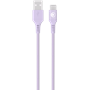 Câble Tissé USB A / USB C 3A 1.2m FastCharge 15W Violet Bigben