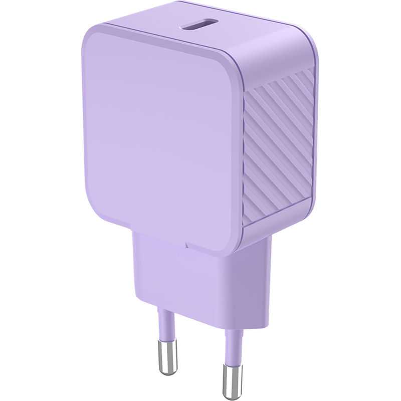 Chargeur USB C 20W Power Delivery Violet Bigben