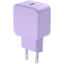 Chargeur USB C 20W Power Delivery Violet Bigben
