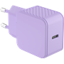 Chargeur USB C 20W Power Delivery Violet Bigben