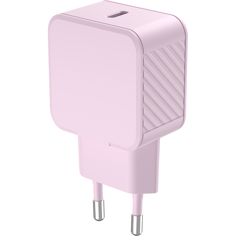 Chargeur USB C 20W Power Delivery Rose Bigben