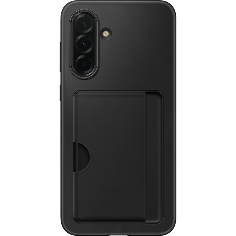 Coque Samsung Galaxy A36 5G Card Slot Porte-carte intégré Noire Samsung