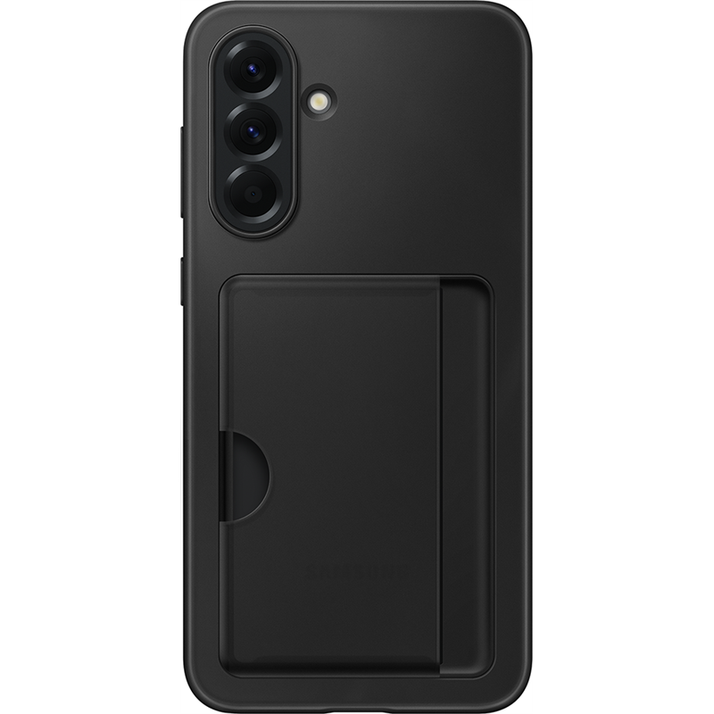 Coque Samsung Galaxy A56 5G Card Slot Porte-carte intégré Noire Samsung